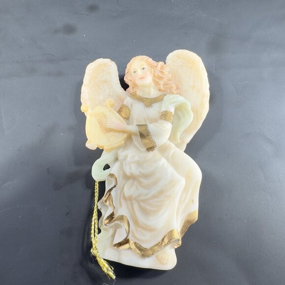1994 Seraphim Classics Lydia Winged Poet Gymbeline Peacemaker Ornament New Box - Picture 5 of 9